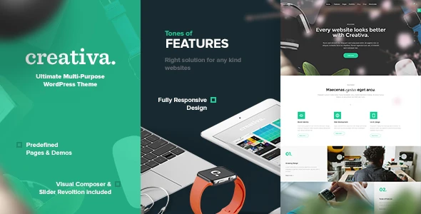 Creativa – Multi-Purpose WordPress Theme