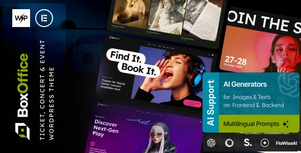 BoxOffice – Ticket, Concert & Event WordPress Theme